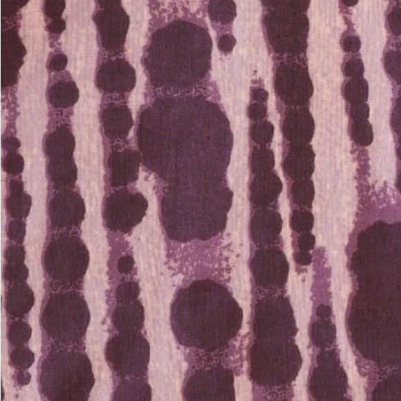 Kate Quinn Purple Fig Tie Dyed Velour Cardigan with Collar - Picture 2 of 3